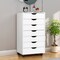 7-Drawer Chest Storage Dresser Floor Cabinet Organizer with Wheels